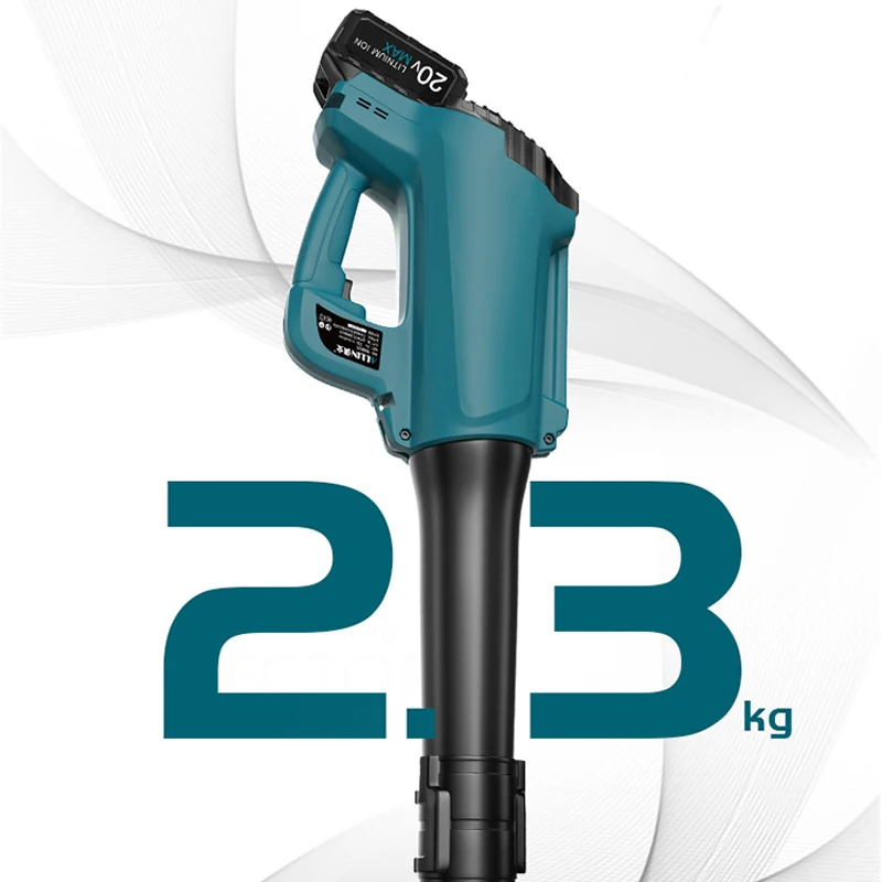 20V Cordless Brushless Blower with 460CFM 120MPH - Hand-held Blow and Suction Dust Collector for Garden Leaf Blowing
