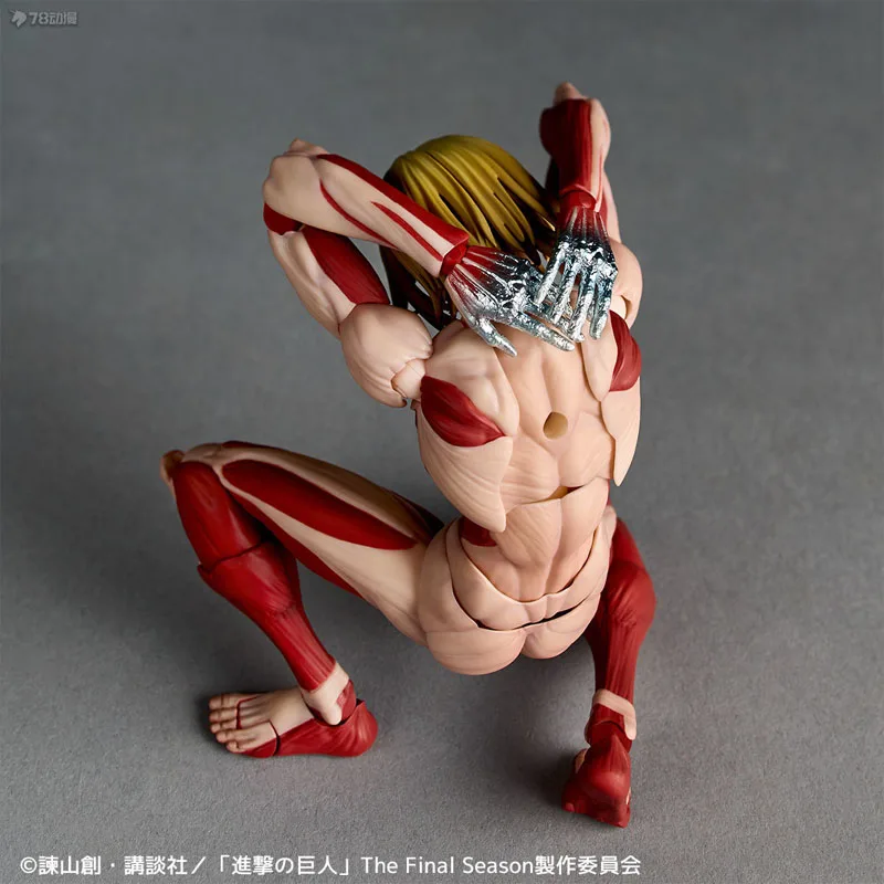 Kaiyodo Original Revoltech หญิง Titan 160 มม.อะนิเมะ Action Figures ของเล่นเด็กคริสต์มาสของขวัญสะสมเครื่องประดับ