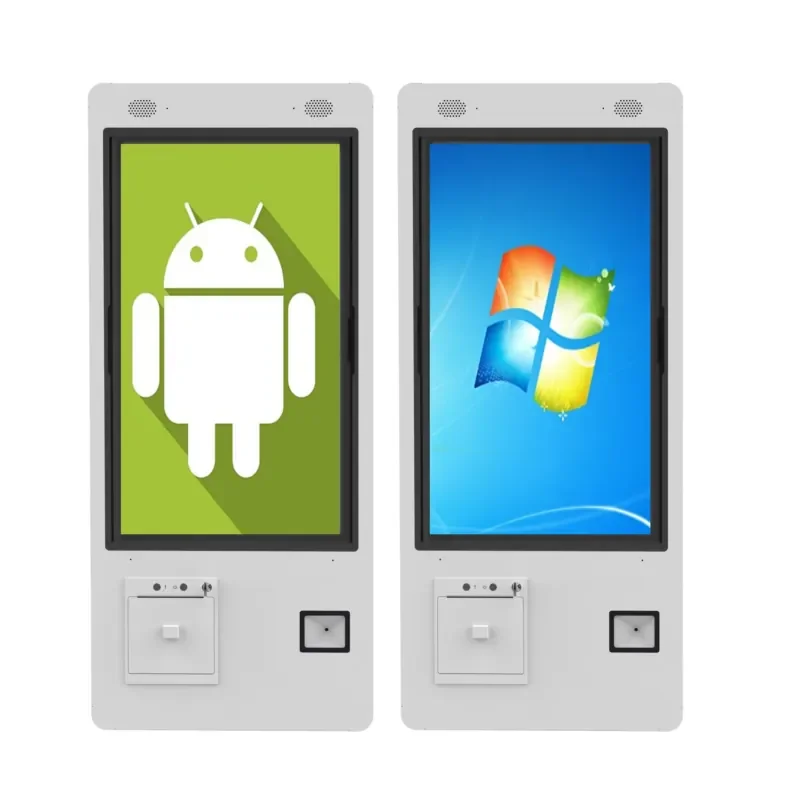 Android Windows Systems QR Scanner Self Checkout Interactive Kiosk Supermarket Touch Screen Self-service Ordering Machine