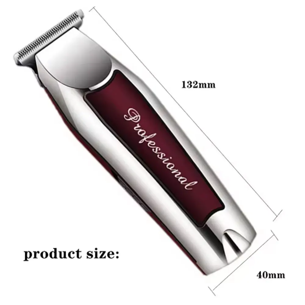 ماكينة تشذيب الشعر اللاسلكية القابلة لإعادة الشحن للرجال ماكينة قص الشعر الكهربائية الاحترافية لحافة الوجه والجسم