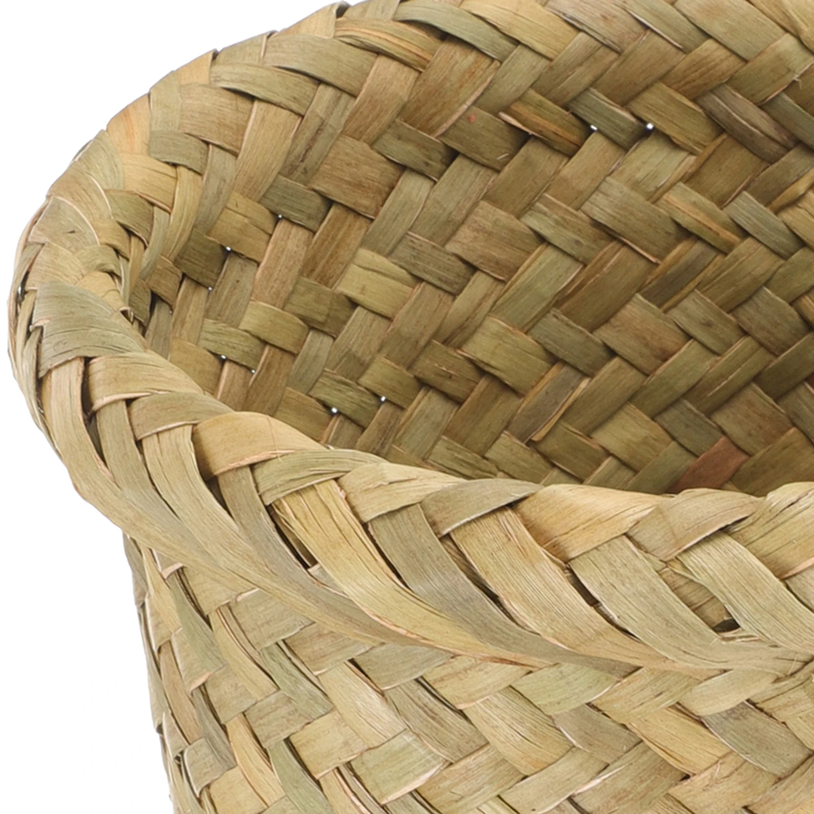 

Rustic Woven Can Waste Basket Trash Can Chic Home Office Decor Safe Sturdy Material