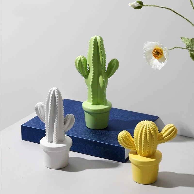 Nordic moderne einfache keramik kaktus ornament kreative wohnzimmer modell zimmer TV schrank desktop hause dekoration