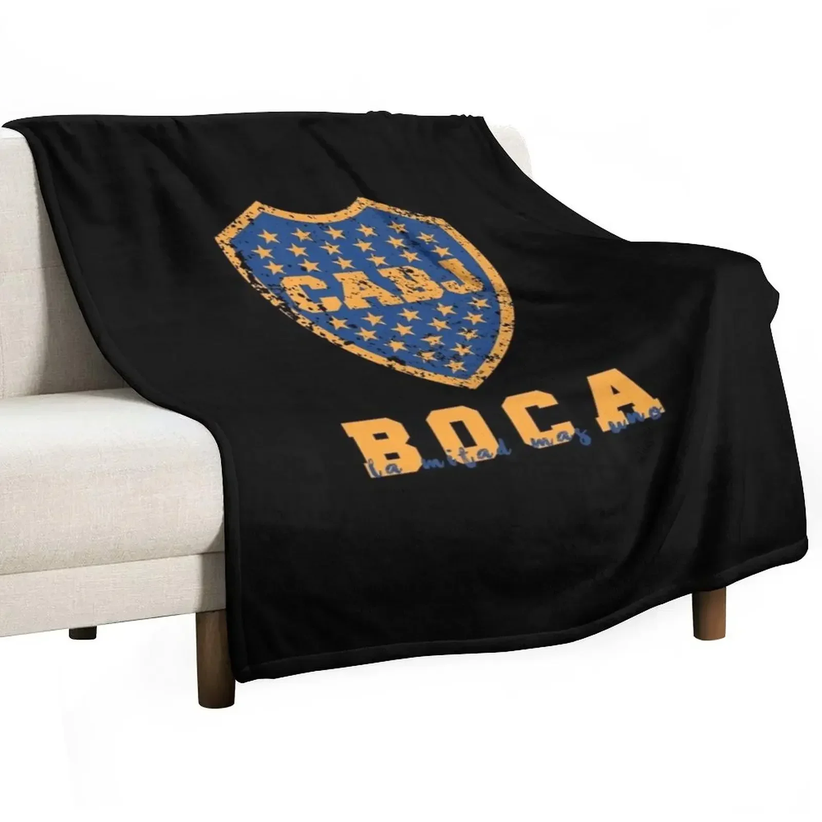 Boca Juniors, Argentina Throw Blanket bed plaid Moving Blankets