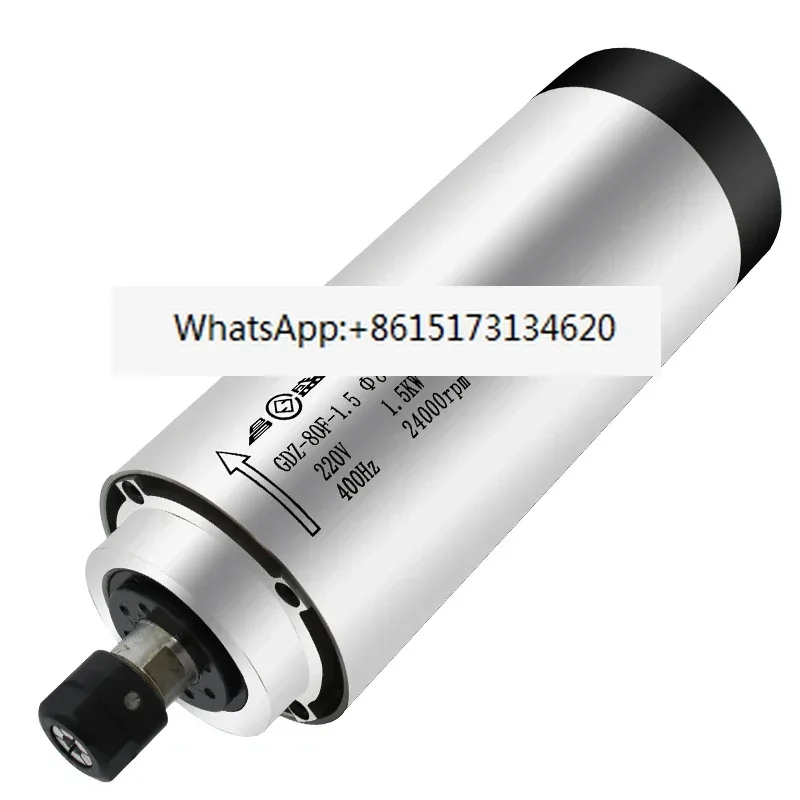 round air-cooled spindle 800w/1.5kw/2.2kw four bearing engraving machine universal high-speed air-cooled motor view 2