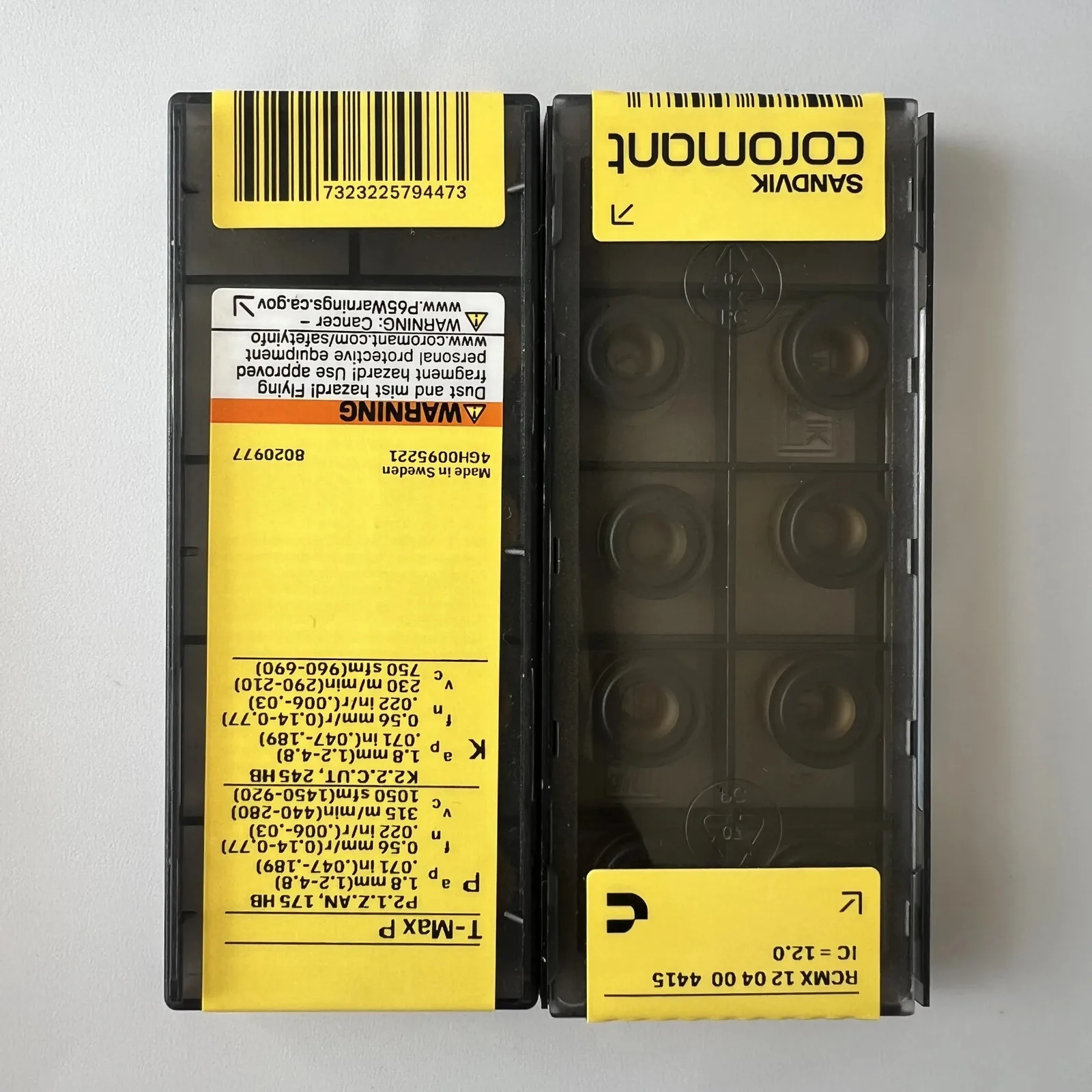 

SANDVIK / RCMX120400 4415 / Лезвие с ЧПУ из твердого сплава, 10 шт.