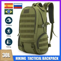 Camping Large Bag Tactical Men Camouflage Backpack Hiking Mountaineering Bag Multi-functional Sports Travel Backpack Outdoor