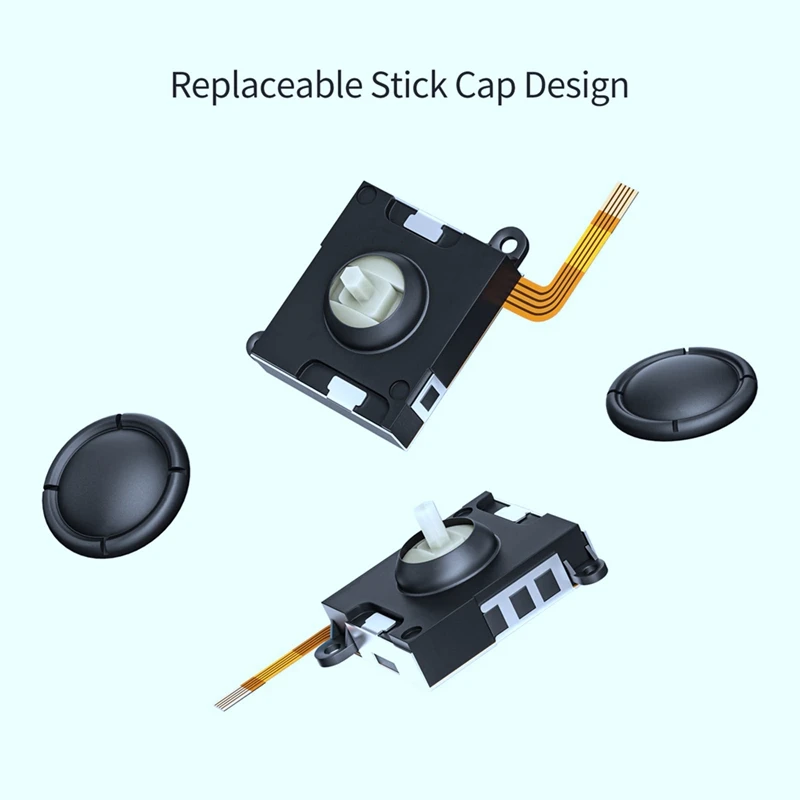 Hall Effect Joystick Replacement For Joycon With Repair Tools No Drifting Electromagnetic Stick For Switch OLED/Lite