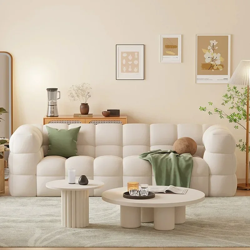 White Designer Sofa Living Room Luxury Elegant Bedrooms Puff Sofa Modern Relaxing Oturma Odası Kanepeleri Library Furniture