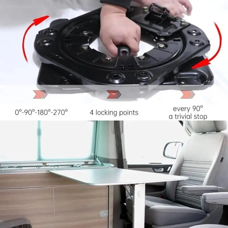 

Quiet Rotation Vehicle Converter Base 360 Degree multiple Position Locking Heavy Duty Platform for Business Vehicles