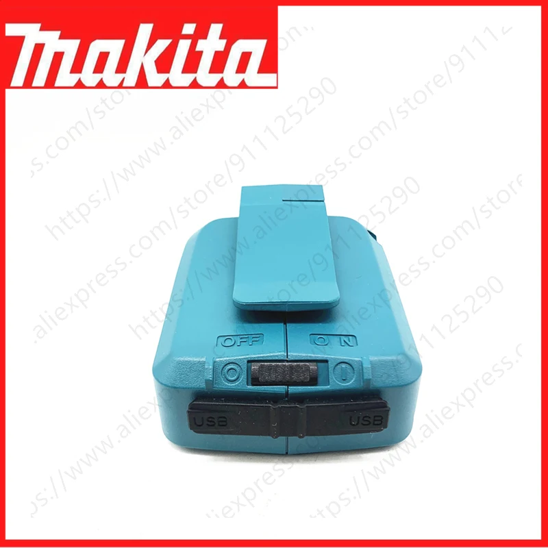 Convertitore di tesoro di ricarica Makita Adattatore USB ADP05 Adattatore per batteria al litio da 14,4 V 18 V Alimentatore per telefono cellulare di grande capacità