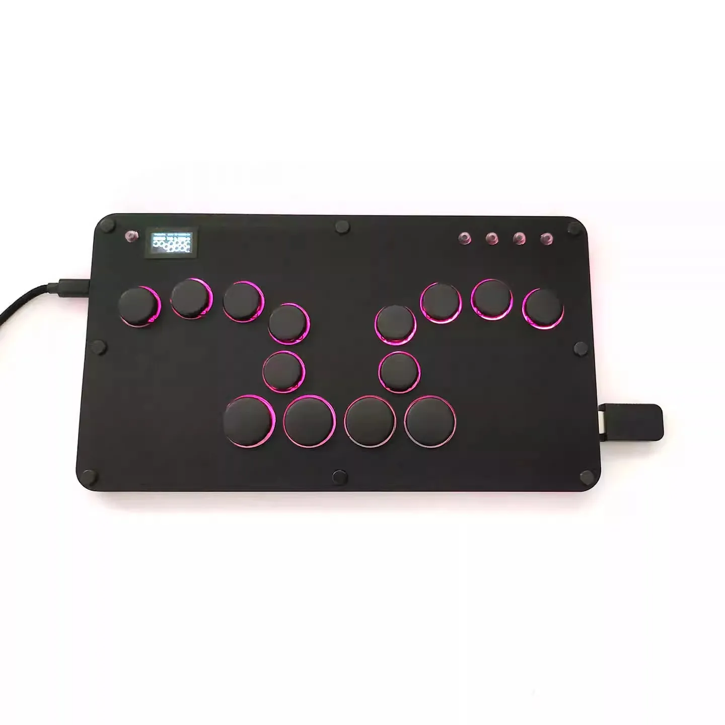 Rhythm Game Keyboard Wired Hot Swap RGB 14key Keyboard Custom Music Gaming Controller for OSU DJMAX Malody Gaming Accessories