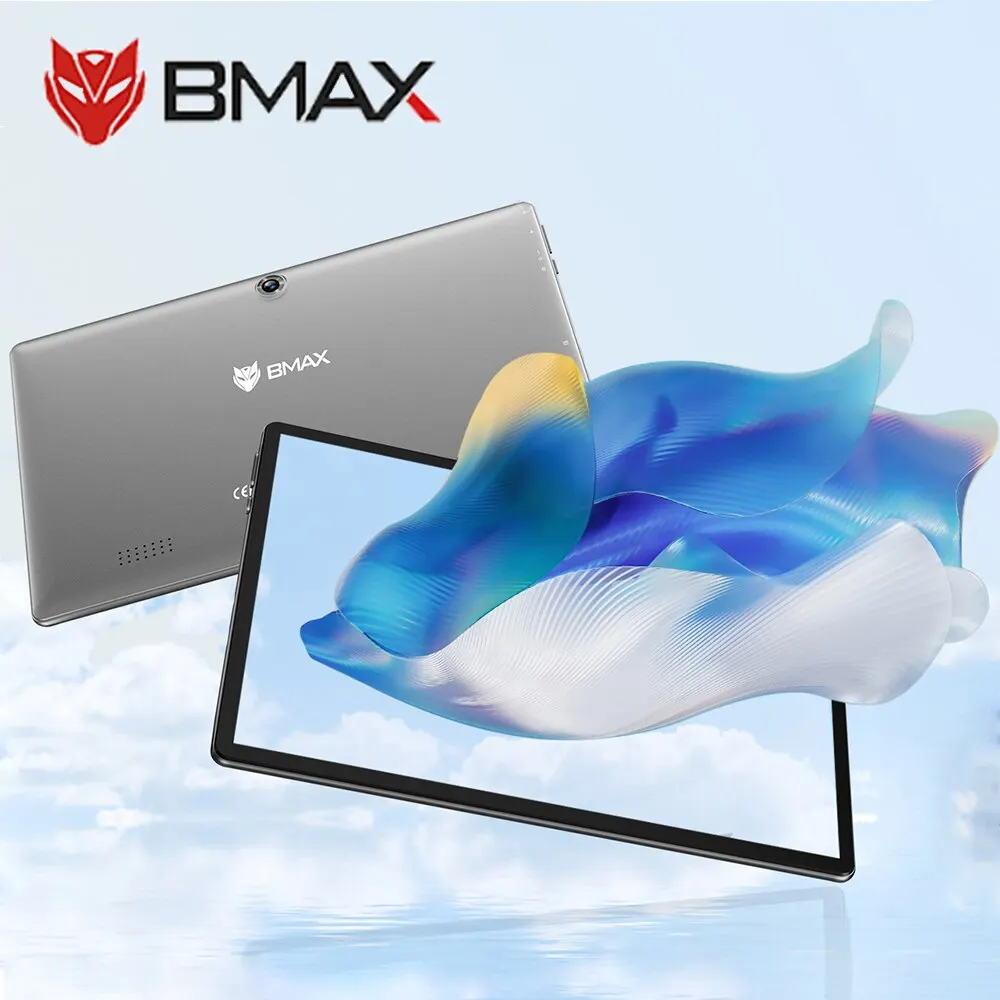 BMAX-Tablette Android 13 MaxPad I9 PLUS, écran tactile IPS HD, 8 Go de RAM, 4 Go de RAM, 4 Go de RAM, 6 000 Go de ROM, 64 Go de ROM, Dean Rockchip, RK3562, 10.1 pouces, 1280*800