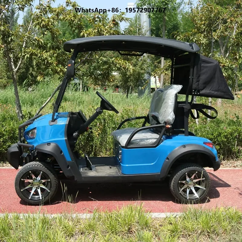 2 Person Electric Golf Buggy Best Seller Mini Golf Carts for Sale 70-90km Range 40km/h Top Speed