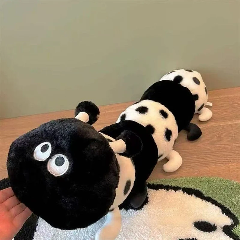 

Мягкая игрушка-подушка в виде куклы-гусеница в горошек для девочек, подставка для ног, подарок на день рождения, из мягкого бархата, с наполнителем из ПП-хлопка...