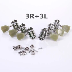 3pcs 3R+3L Deluxe Guitar Tuning Pegs Keys Machine Heads Tuners For Gibson Style Set Musical Instrument Accessories Metal Durable