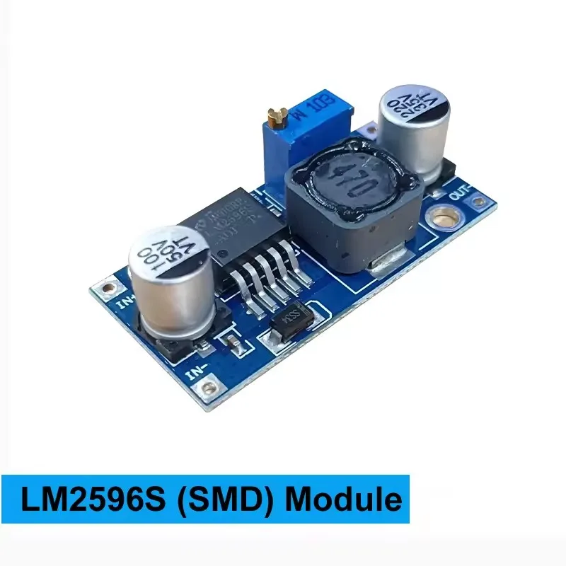 High Current LM2596S Adjustable Buck Converter DC3~40V Input Continuous 3A Output Voltage Reduction Power Supply Board