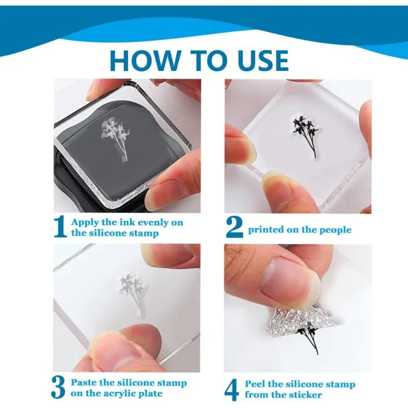 1pc Witch Clear Stamps Crow Mushroom Transparent Stamps Silicone Clear Stamp Seals for DIY Scrapbooking Photo Album