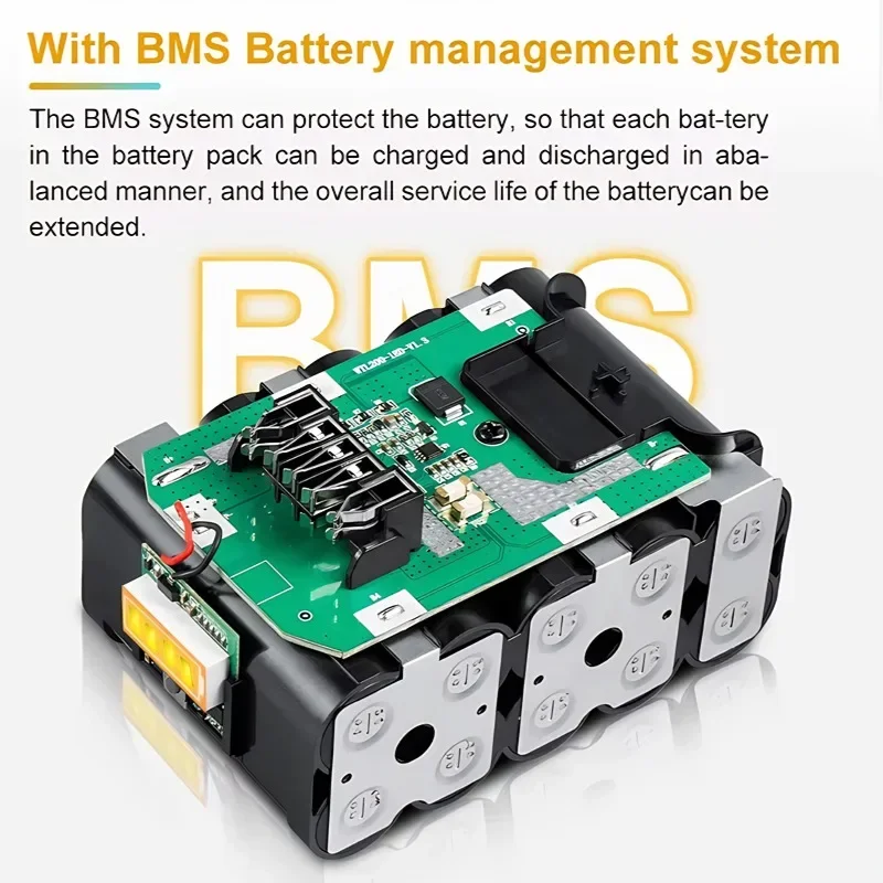 بطارية ليثيوم أيون قابلة لإعادة الشحن 20 فولت 6.0 أمبير في الساعة يمكن أن تحل محل بطارية ديوالت 18/20 فولت مناسبة لأداة ديوالت DCF850 DCD796 DCF922