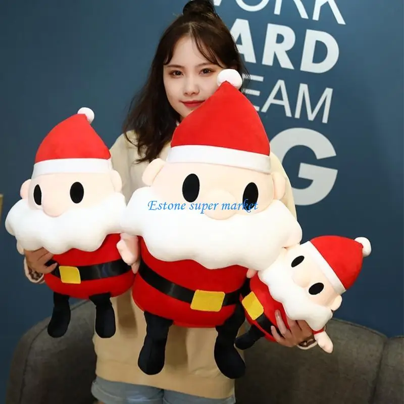 090B 14 Plexhop Toy Papai Noel Pillow Pillow para Ornamento Toy recheio não-deformado para desktop Decors Gift