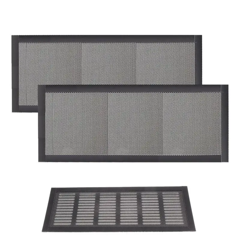 

Magnetic Vent Cover magnetic PVC ventilation mesh hair insect debris floor cover Rectangle Floor Air Vent Screen Register Traps