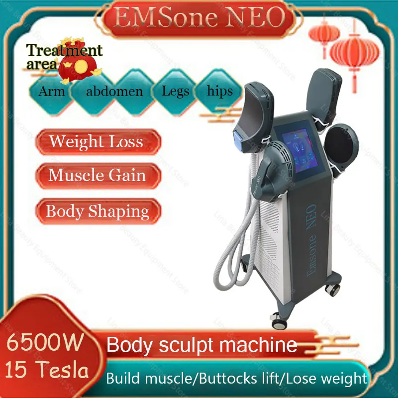 

EMS shaping machine 6500W EMSone NEO fat removal RF technology stimulates muscle growth reduces fat and shapes the body machine