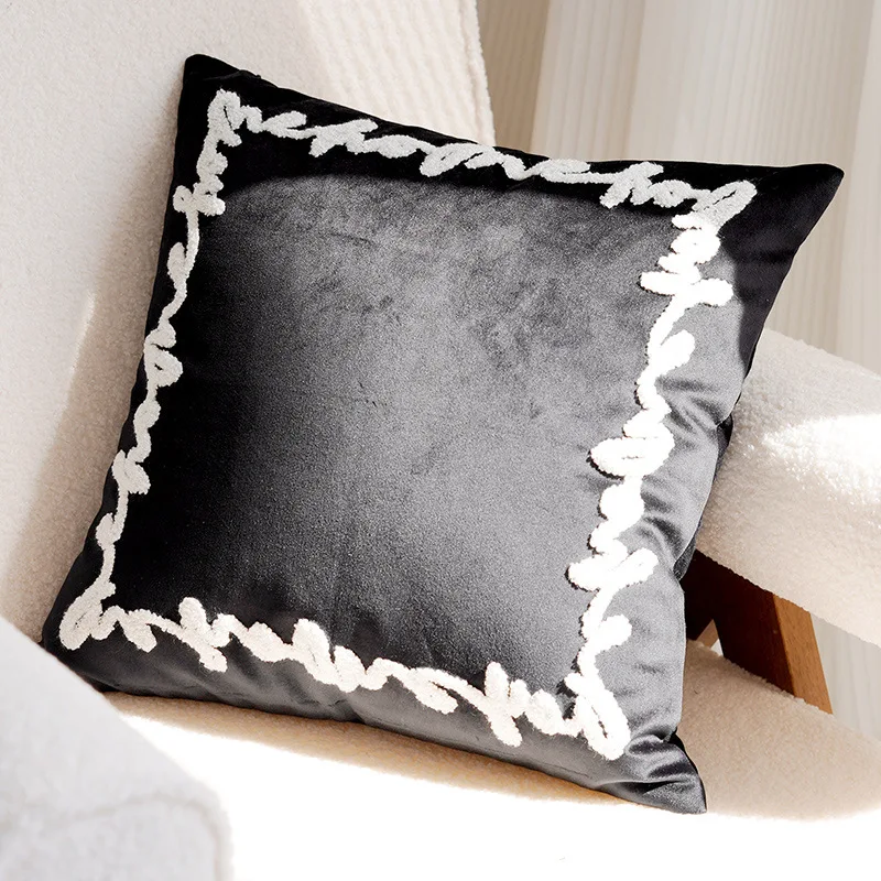30x50/45x45CM Light Luxury Throw Pillow Cover Modern Stamping Waist Cushion Cover Decor Home Decorative Pillowcase