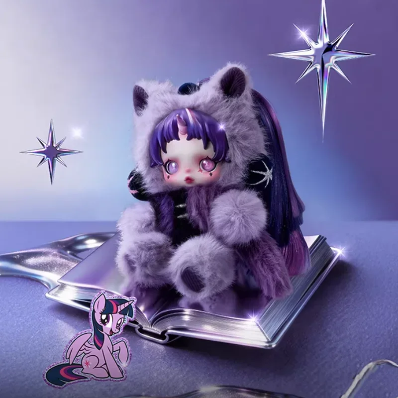 POP MART SKULLPANDA x My Little Pony Serie Pluche Poppenhanger Mystery Box Pony Collectible Ideaal voor Fans en als Cadeau