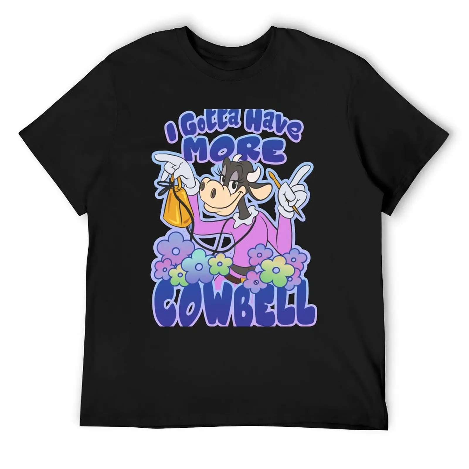 

More Cowbell T-Shirt summer top basketball graphic tees plain street wear clothes for men