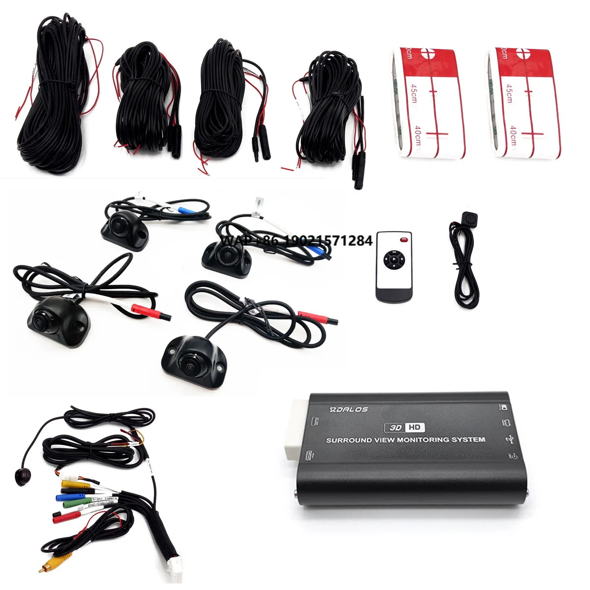 Car Parts&accessories High Quality Bird View 360 Degree Surrounding Viewing System Vehicle Blind Spot  Panoramic