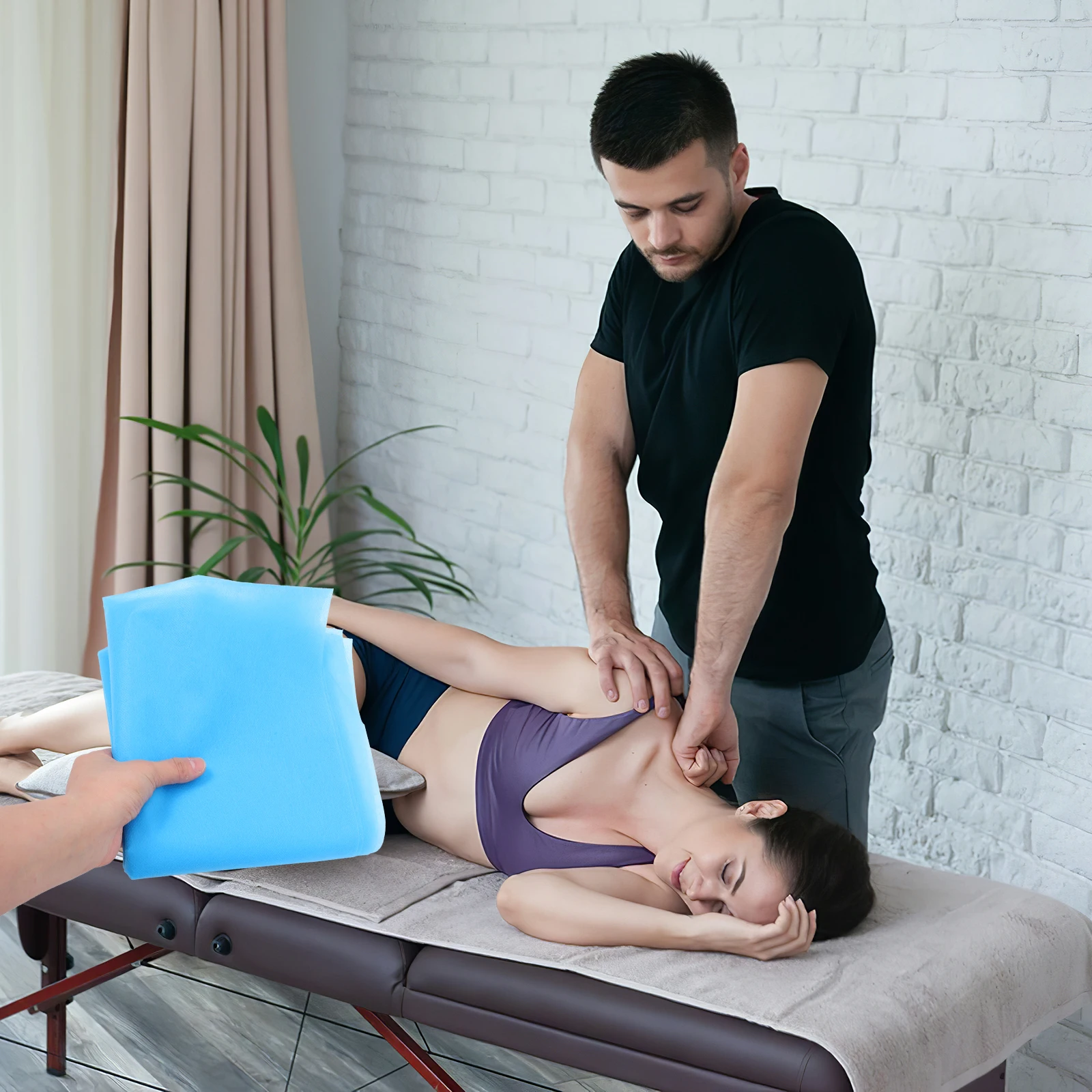 

10 Sheets Tattoo Table Disposable Non-Woven Cover Safe Protective Mats for Tattooing Nail Art Salon Tray Surface Clean Ink