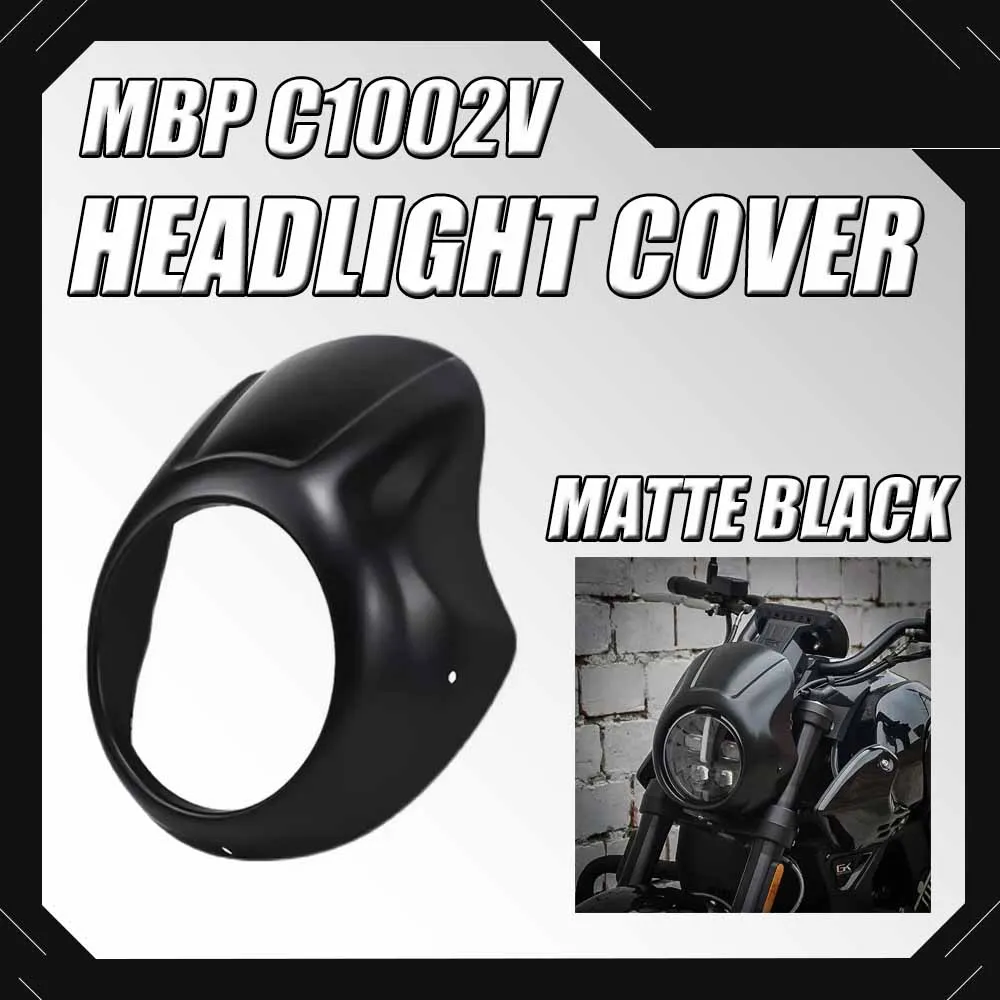 

FIT New For MBP C1002V C 1002V Headlight Decorative Cover Front Windshield Retro Decoration Headlight Pig Head Cover