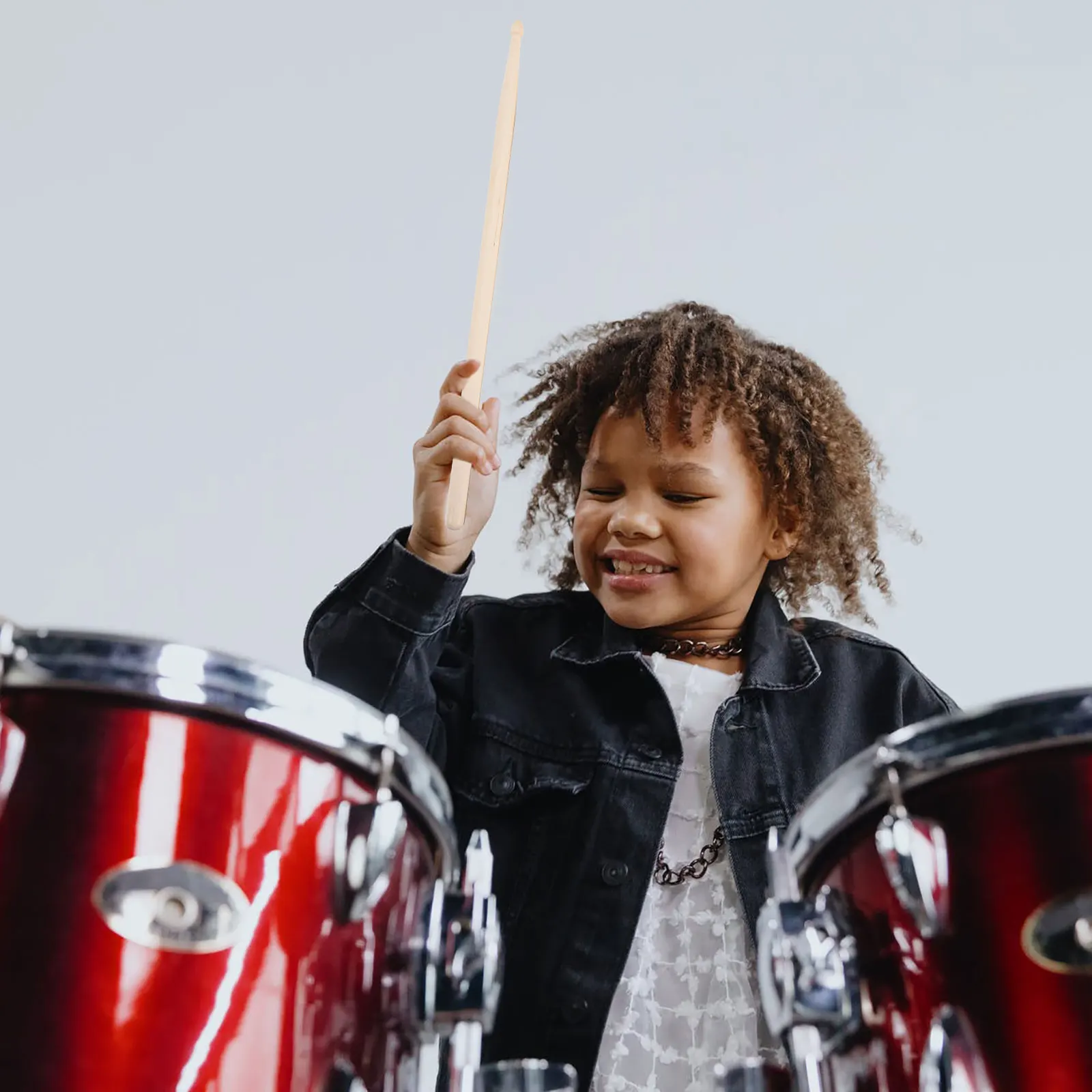 

Drumsticks 5A Premium Wooden Lightweight Percussion Accessories For Marching Bands Snare Drumsticks Kids Adults Drum
