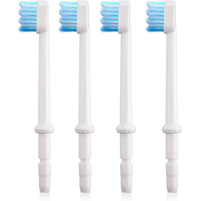 Cabeças escova substituição para água flosser dentadura aparelho dental limpo transporte da gota