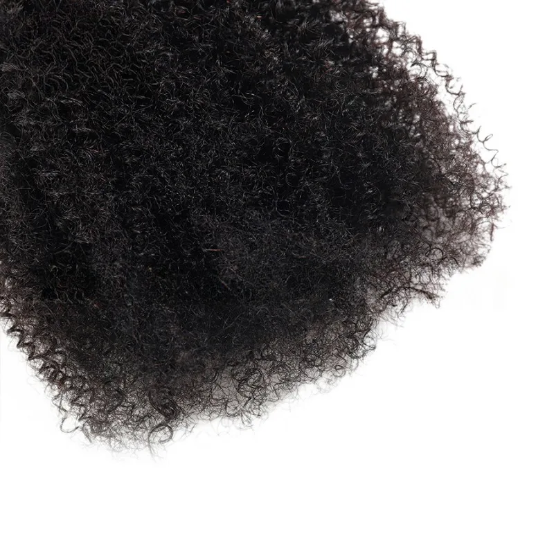12Aグレード 1/2/3ピース アフロ キンキー カーリー 人毛束 モンゴリアンバージンヘア エクステ 4B 4C 100g/個 ナチュラルカラー フルエンド