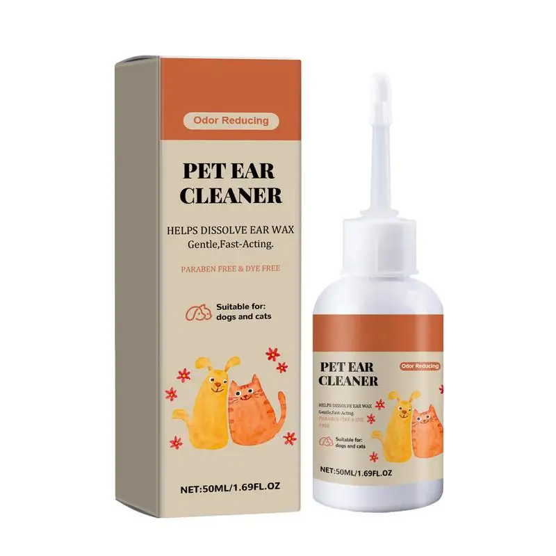 Dog Ear Cleaner Safe Ear Care Soothes Itchy Ears Natural Effective Pet Ear Wash Ear Cleanser For Cat Kitten Dog Puppy