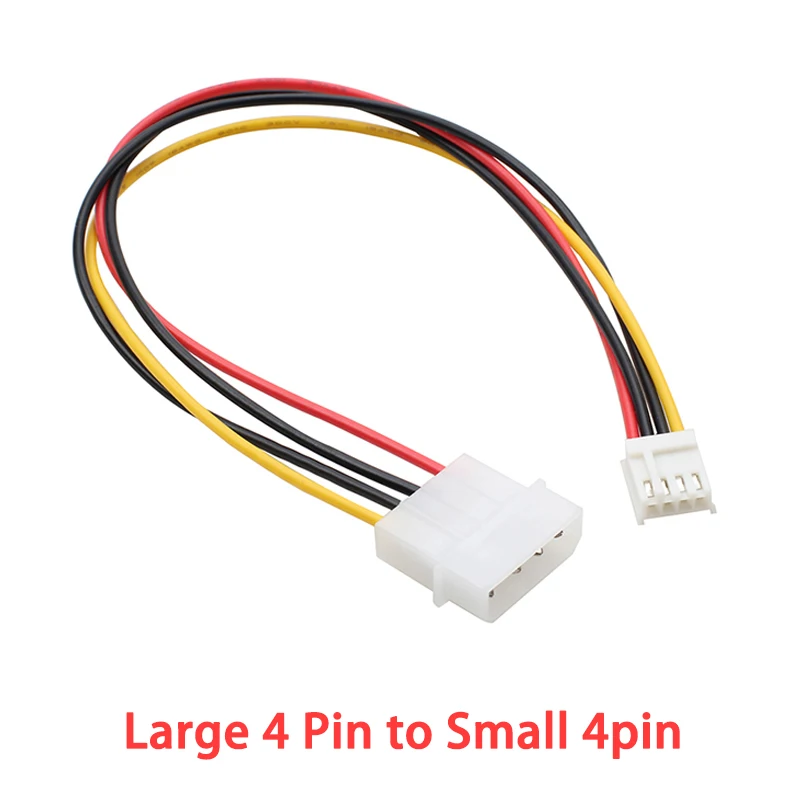 

Large 4 Pin IDE Male to Small 4pin Female Power Cable to Floppy Drive Adapter Computer PC Floppy Drive Connector Cord PSU