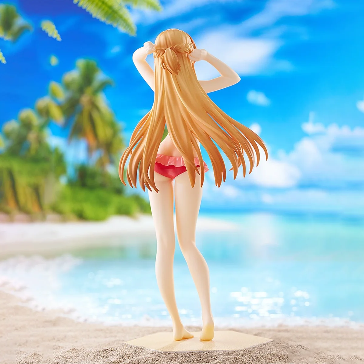 

В наличии оригинальная Good Smile Company Pop Up Parade Gekijouban Sword Art Online Asuna Beach Queens Аниме Фигурка Фигурка