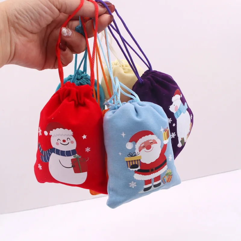 

Biscuit Pouch Environmentally Friendly Drawstring Gift Bags Jewelry Storage Bag Reusable Candy Bag Gift Packaging For Gift Home