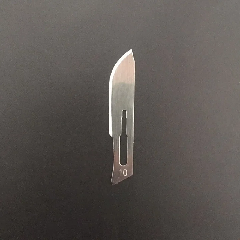 100PCS/ Box laboratory Dental Tools  Surgical Blade Artistic Carving Repair Film Repair Cut 10-25 Full Size Superhard Materials