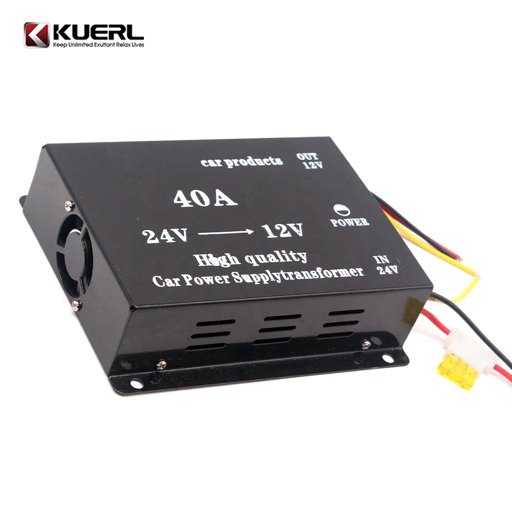 DC 24V to DC 12V Power Transformer Big Power 30/40/45/50/60A Car Step Down Converter