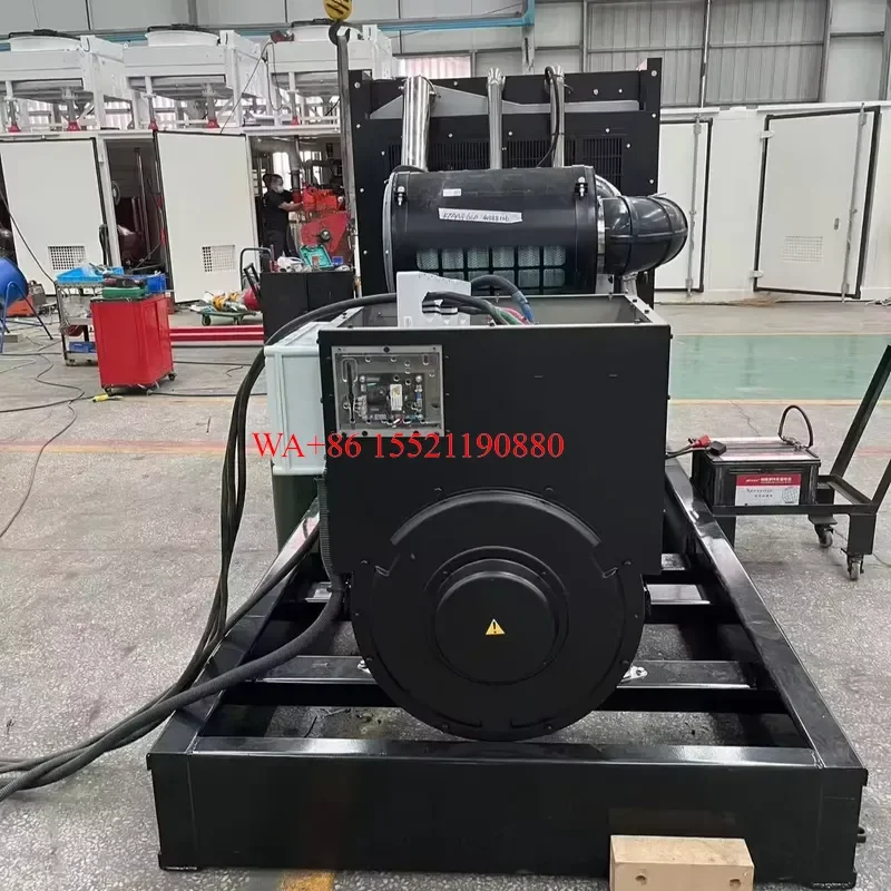 WMWMNU for Silent Portable Diesel Generator 550KW Industrial Standby Backup Power Unit with Low Noise Enclosure and Fuel