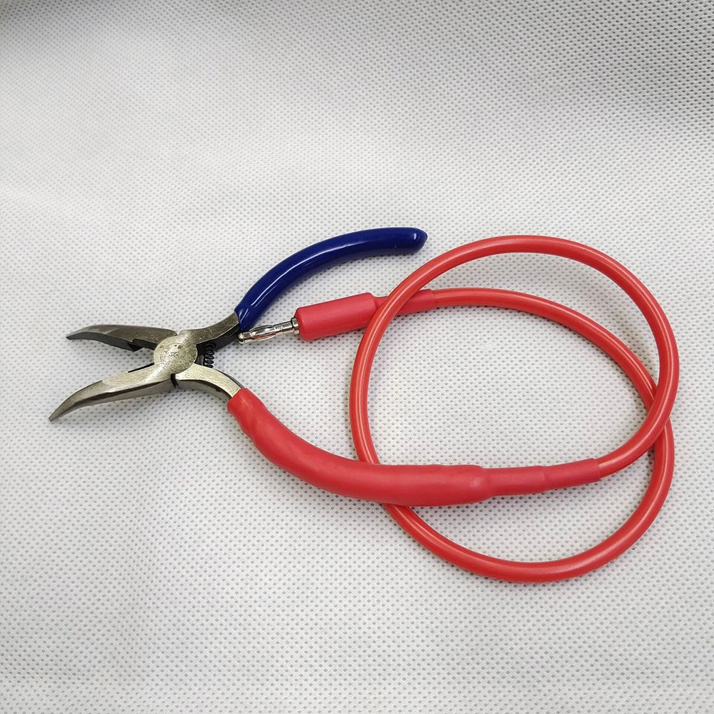 熱電対スポット溶接プライヤー：温度センサーワイヤーボールボンディングおよびワイヤー保持用の有線曲げノズル溶接クランプ