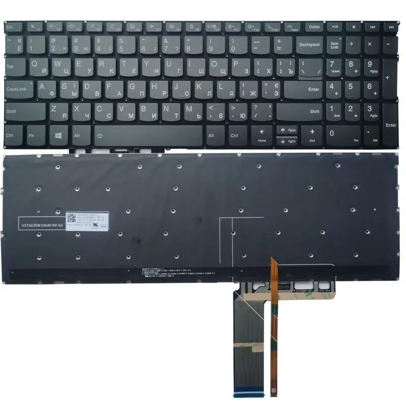 New RU/Russian Keyboard For Lenovo Yoga C740-15 S740-15 V740-15 V340-15 Thinkbook 15IIL E5-IML With Backlight