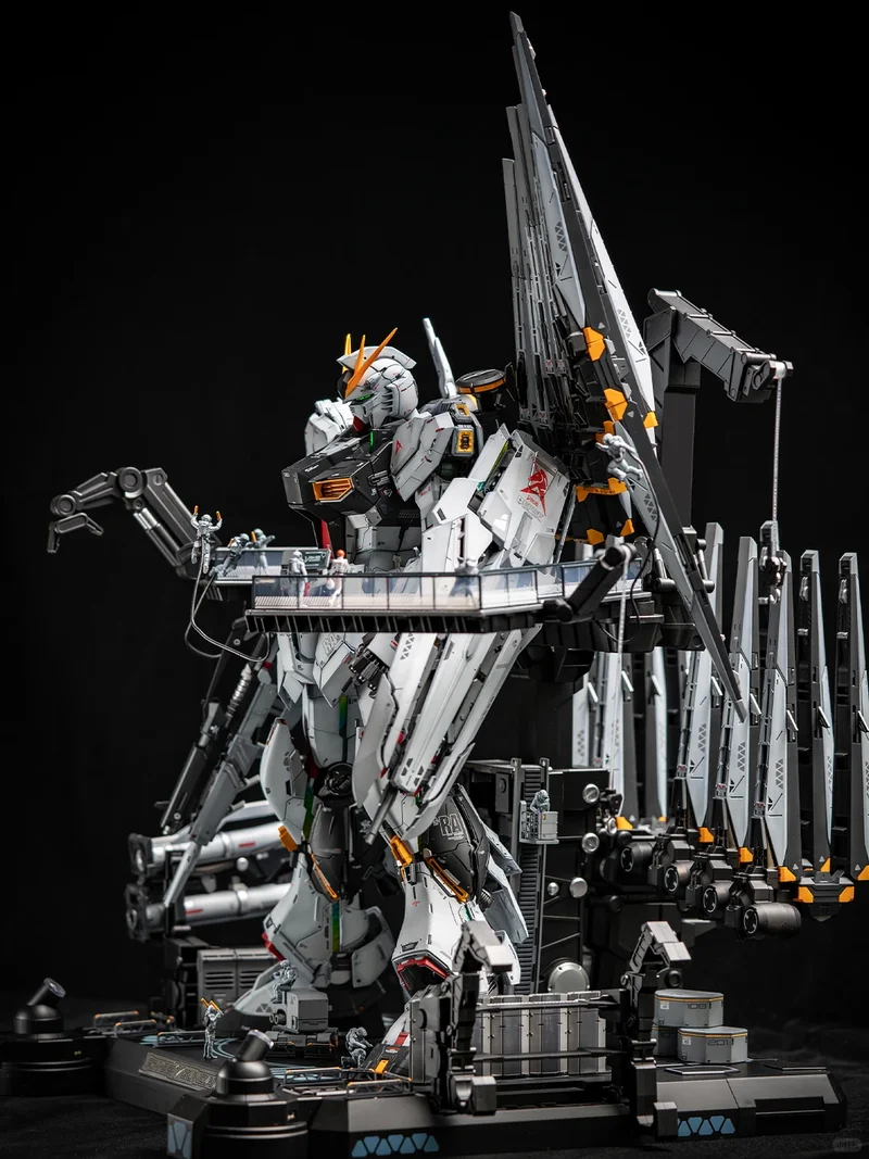 【IN VOORRAAD】Daban 1/60 PG RX-93 V Metalen Structuur Actiefiguren Uitgerust Met Drijvende Kanon Assemblage Model Verzamel Kid Speelgoed