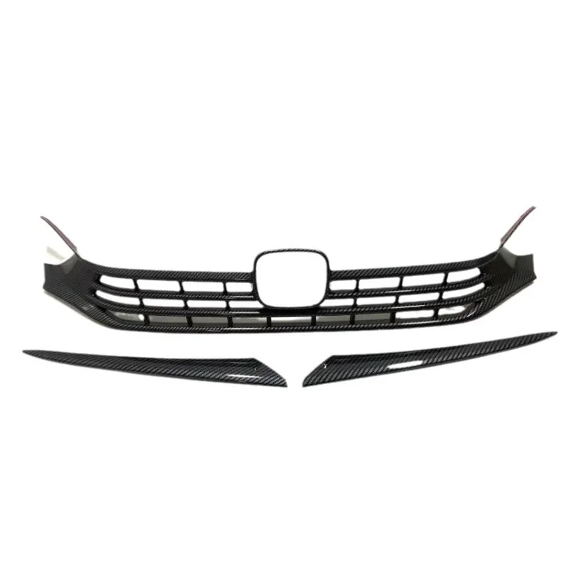 Upper middle net decorative frame modification accessories front middle net decorative patch