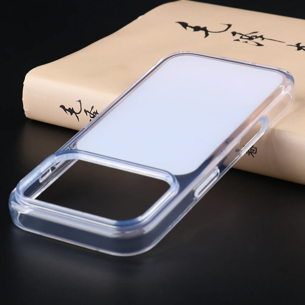 UGOjP Matte Hülle für iPhone 17 Pro Max, stoßfeste Handyhülle, kratzfest, transparenter TPU-Rahmen, mattierte, harte PC-Rückseite, Schutzhülle – Detail 3