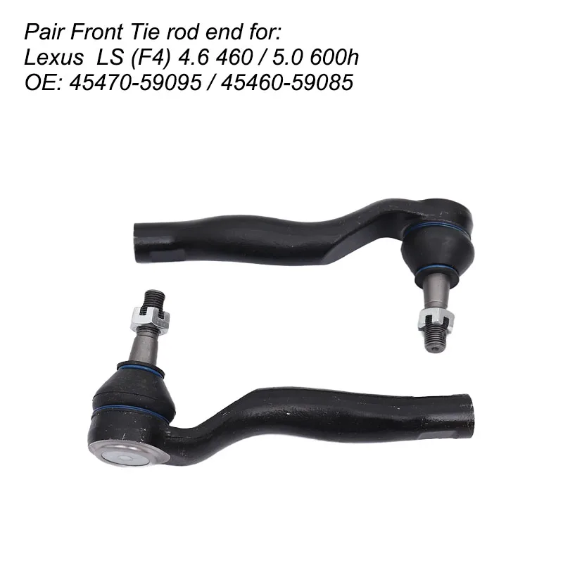 Pair Front Outer Tie Rod Kits For Lexus LS460 LS460 AWD LS600H 2006~ OE:45470-59095 / 45460-59085