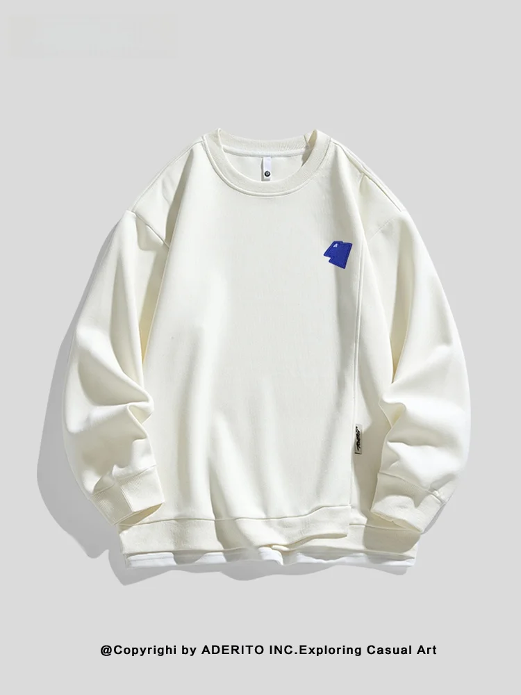 

Loose Fit Printed Hoodie Couple Matching Spring Autumn ex Casual Wear Comfortable Cotton Long Sve round Ne Sweatirt