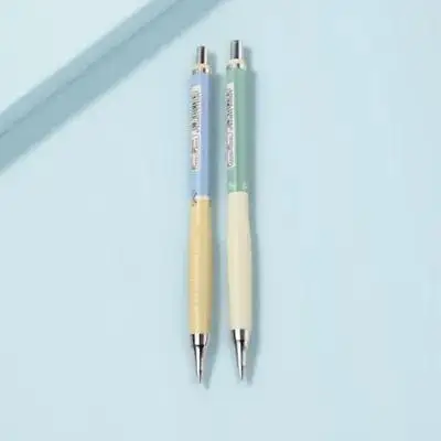 

2 комплекта механических карандашей 0,3 мм, автоматические карандаши со съемным зажимом, нескользящие принадлежности для письма и рисования для студентов