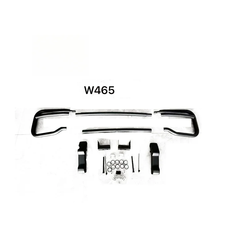 High Quality OEM Black Polished Front Bumper Brush Guard Grille Part 4658850102 Fit W465 G63 Exterior Parts